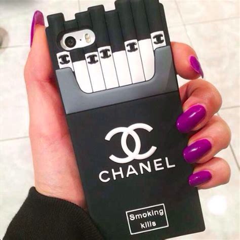 chanel iphone 6 plus case smoking kills
